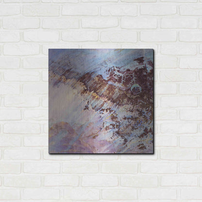 Luxe Metal Art 'Earth as Art: Storm Amid the Calm,' Metal Wall Art,24x24