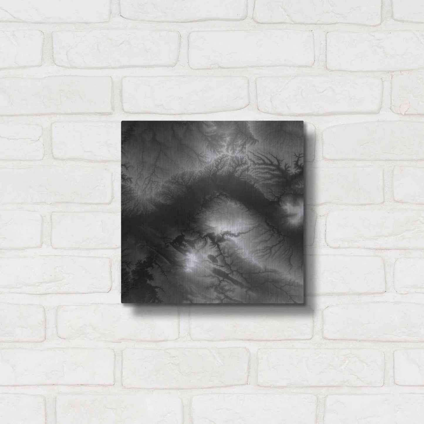 Luxe Metal Art 'Earth as Art: Tantibus,' Metal Wall Art,12x12