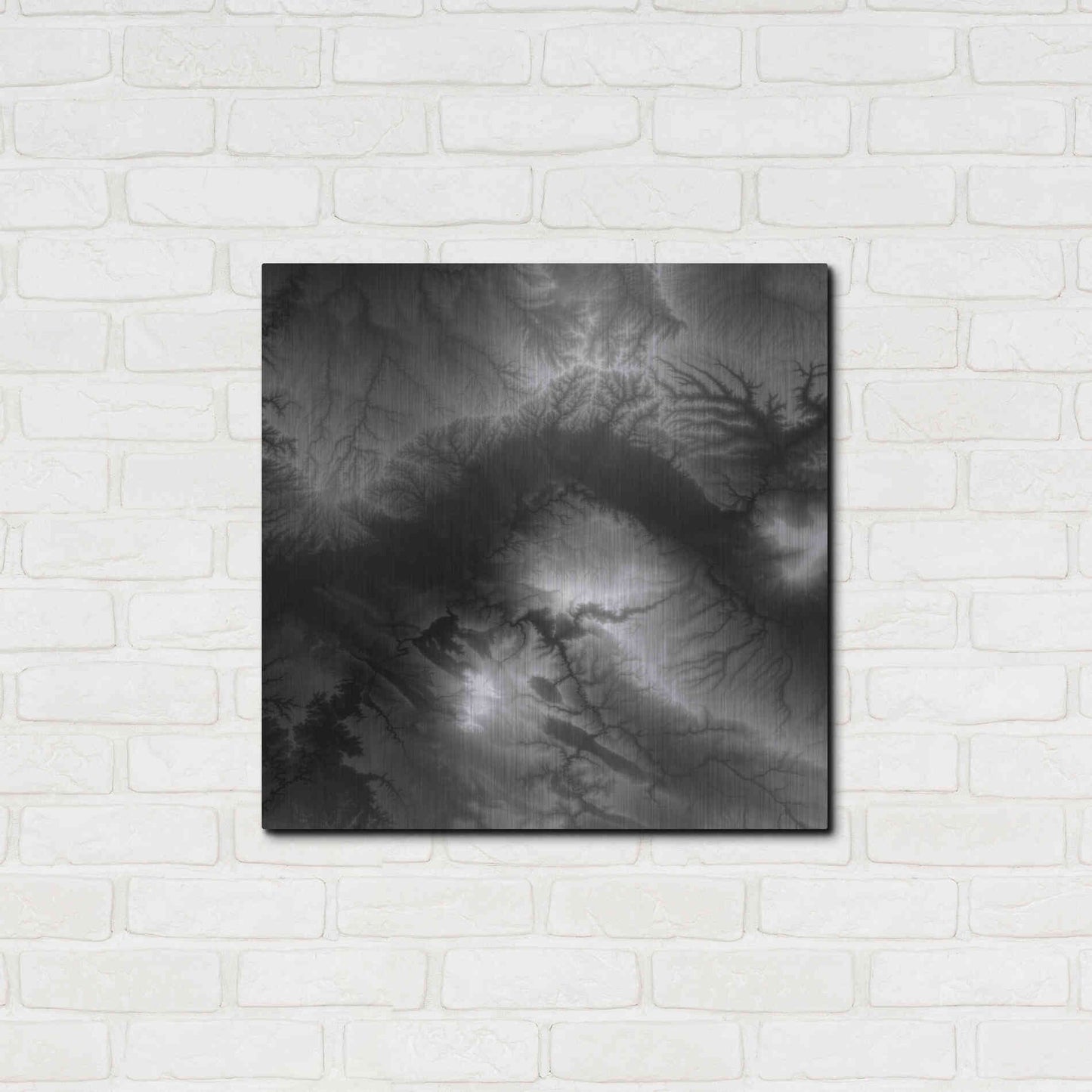 Luxe Metal Art 'Earth as Art: Tantibus,' Metal Wall Art,24x24