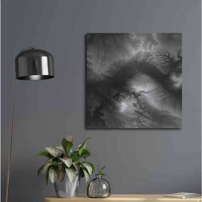 Luxe Metal Art 'Earth as Art: Tantibus,' Metal Wall Art,24x24