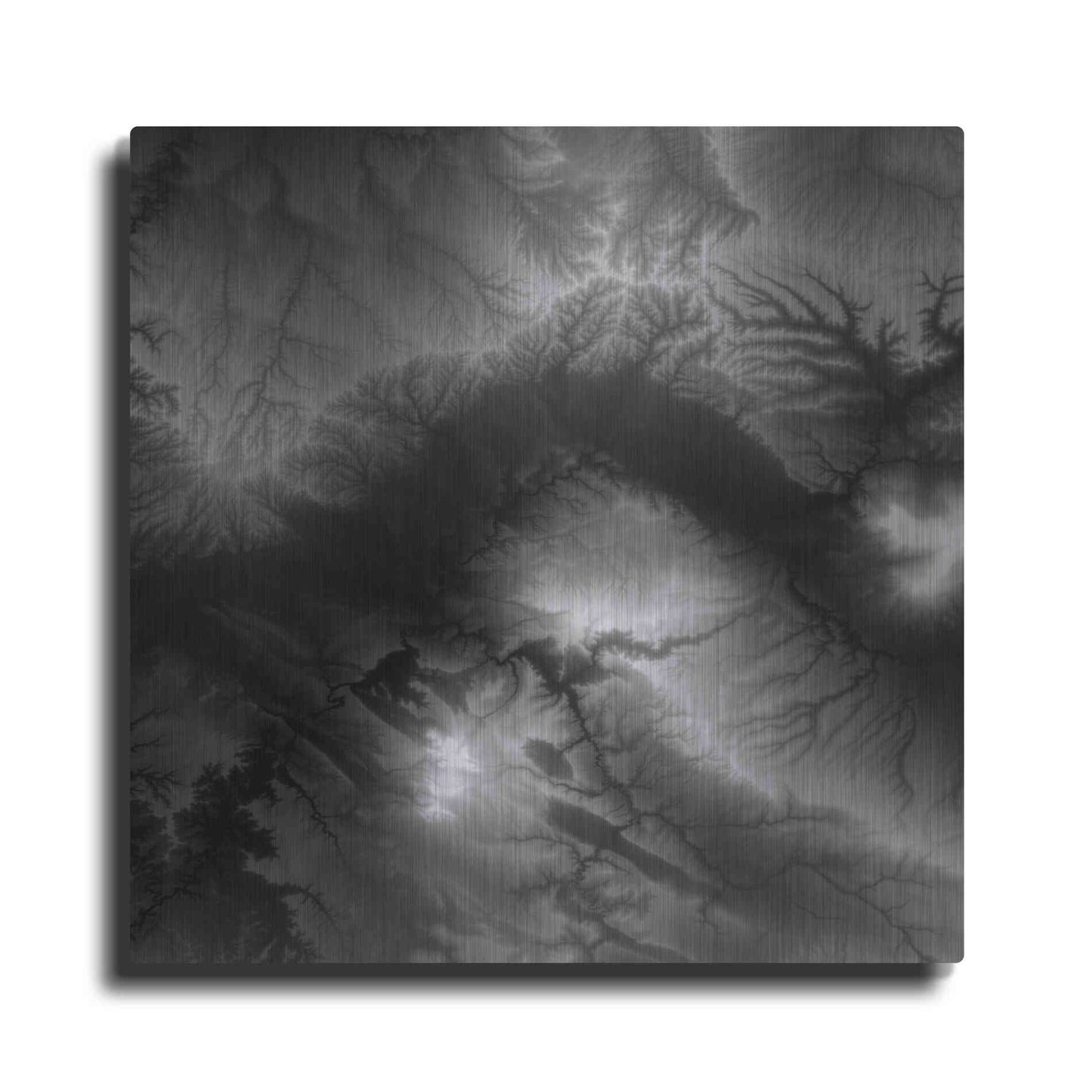 Luxe Metal Art 'Earth as Art: Tantibus,' Metal Wall Art