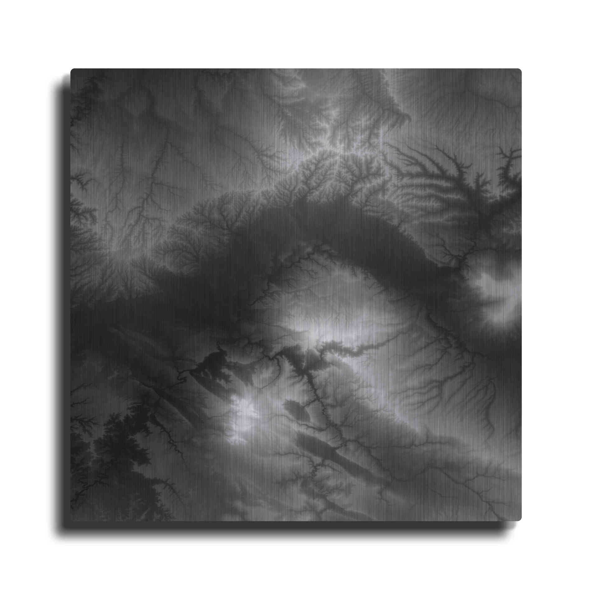 Luxe Metal Art 'Earth as Art: Tantibus,' Metal Wall Art