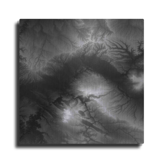 Luxe Metal Art 'Earth as Art: Tantibus,' Metal Wall Art