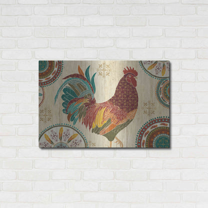 Luxe Metal Art 'At the Barn I' by Veronique Charron, Metal Wall Art,36x24