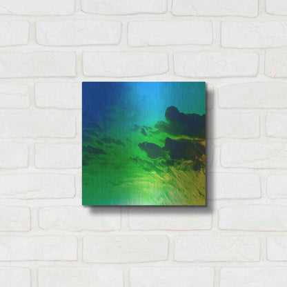 Luxe Metal Art 'Earth as Art: Luminescence,' Metal Wall Art,12x12