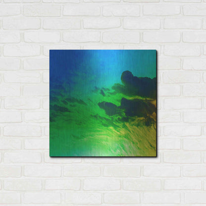 Luxe Metal Art 'Earth as Art: Luminescence,' Metal Wall Art,24x24