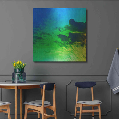 Luxe Metal Art 'Earth as Art: Luminescence,' Metal Wall Art,36x36