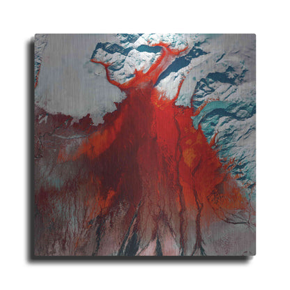 Luxe Metal Art 'Earth as Art: Outburst,' Metal Wall Art