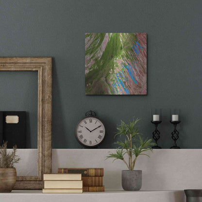 Luxe Metal Art 'Earth as Art: Painting the Desert,' Metal Wall Art,12x12