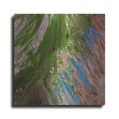 Luxe Metal Art 'Earth as Art: Painting the Desert,' Metal Wall Art