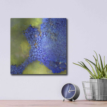 Luxe Metal Art 'Earth as Art: Palmyra,' Metal Wall Art,12x12