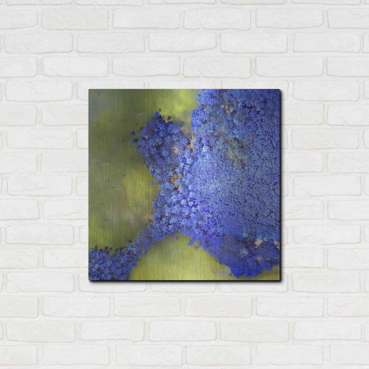 Luxe Metal Art 'Earth as Art: Palmyra,' Metal Wall Art,24x24