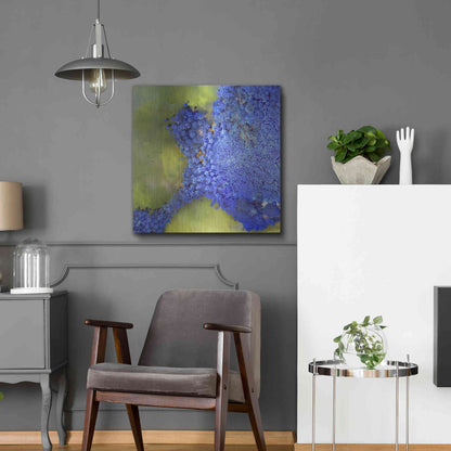 Luxe Metal Art 'Earth as Art: Palmyra,' Metal Wall Art,24x24