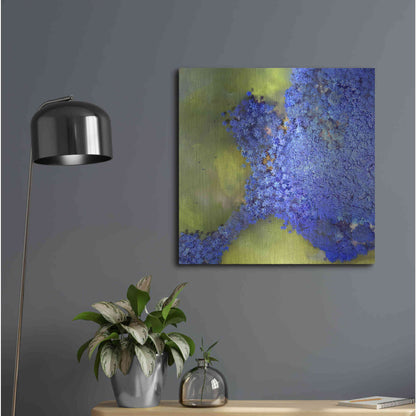 Luxe Metal Art 'Earth as Art: Palmyra,' Metal Wall Art,24x24