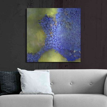 Luxe Metal Art 'Earth as Art: Palmyra,' Metal Wall Art,36x36