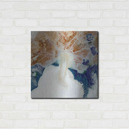 Luxe Metal Art 'Earth as Art: Rapid Ice Movement,' Metal Wall Art,24x24