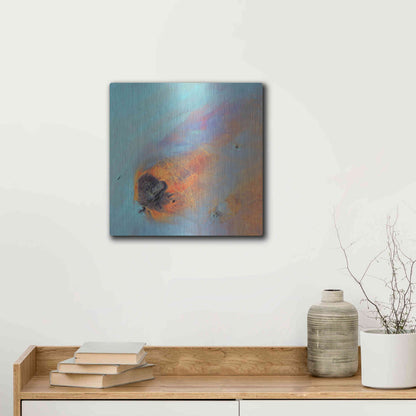 Luxe Metal Art 'Earth as Art: Re-Entry,' Metal Wall Art,12x12