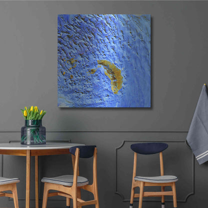 Luxe Metal Art 'Earth as Art: Sand Waves,' Metal Wall Art,36x36