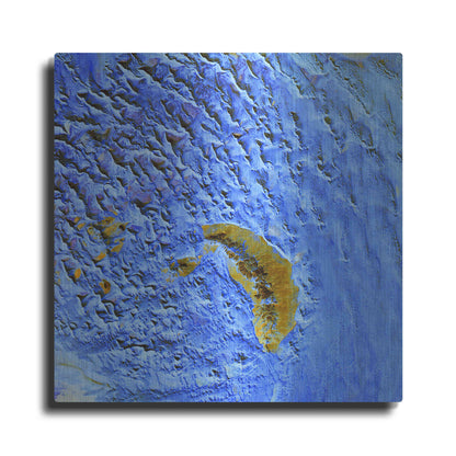 Luxe Metal Art 'Earth as Art: Sand Waves,' Metal Wall Art