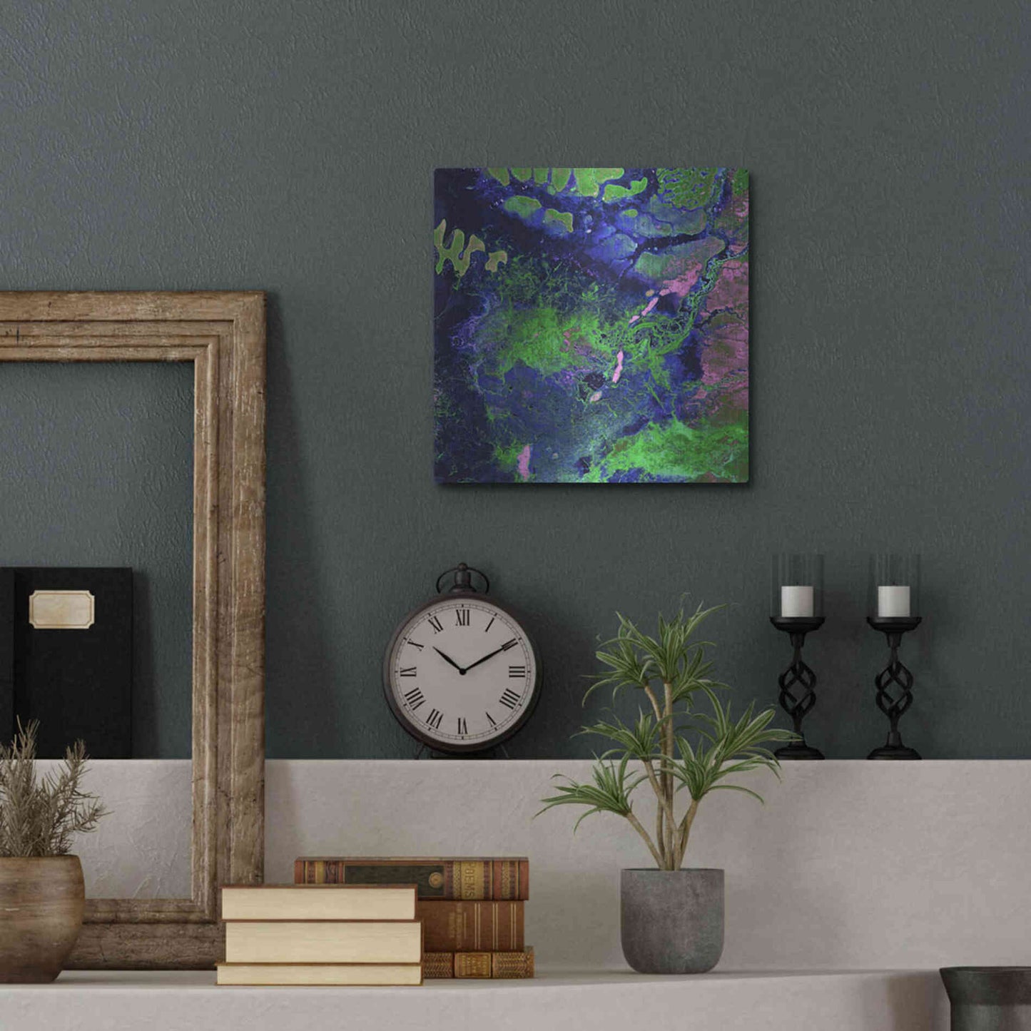 Luxe Metal Art 'Earth as Art: Wondrous Wetlands,' Metal Wall Art,12x12