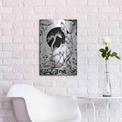 Luxe Metal Art 'Hare 2' by Avery Multer, Metal Wall Art,16x24