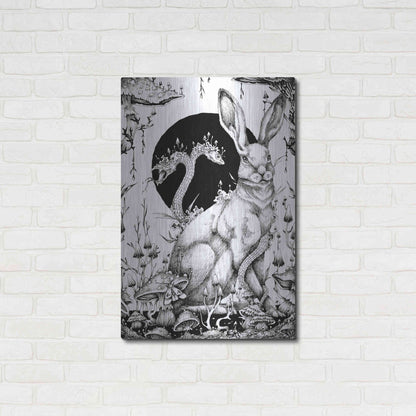 Luxe Metal Art 'Hare 2' by Avery Multer, Metal Wall Art,24x36