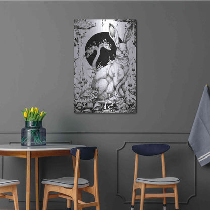 Luxe Metal Art 'Hare 2' by Avery Multer, Metal Wall Art,24x36