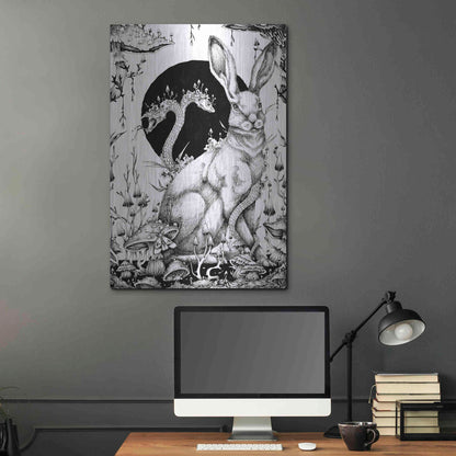 Luxe Metal Art 'Hare 2' by Avery Multer, Metal Wall Art,24x36