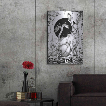 Luxe Metal Art 'Hare 2' by Avery Multer, Metal Wall Art,24x36