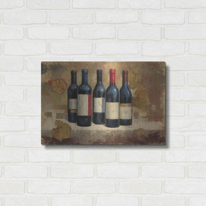 Luxe Metal Art 'Napa Reserve' by James Wiens, Metal Wall Art,24x16