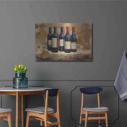 Luxe Metal Art 'Napa Reserve' by James Wiens, Metal Wall Art,36x24