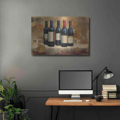 Luxe Metal Art 'Napa Reserve' by James Wiens, Metal Wall Art,36x24