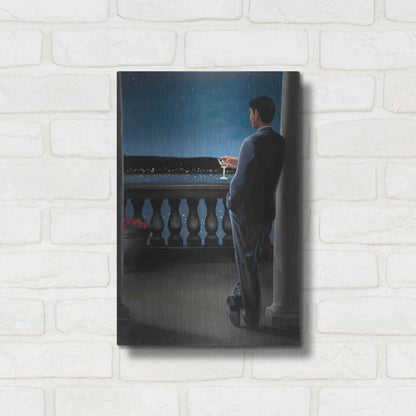 Luxe Metal Art 'Thinking of Her' by James Wiens, Metal Wall Art,12x16