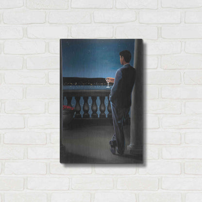 Luxe Metal Art 'Thinking of Her' by James Wiens, Metal Wall Art,16x24