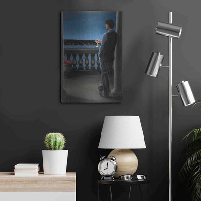 Luxe Metal Art 'Thinking of Her' by James Wiens, Metal Wall Art,16x24