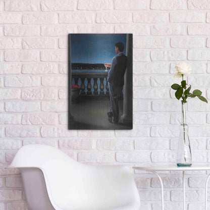 Luxe Metal Art 'Thinking of Her' by James Wiens, Metal Wall Art,16x24