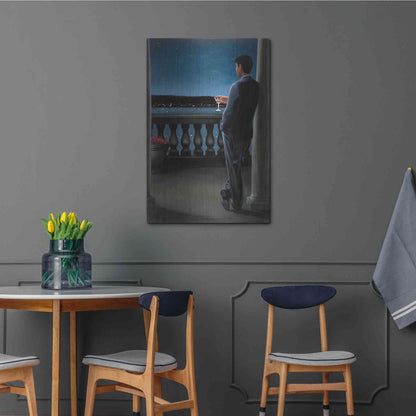 Luxe Metal Art 'Thinking of Her' by James Wiens, Metal Wall Art,24x36