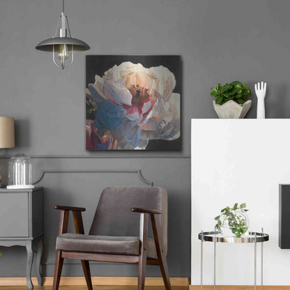 Luxe Metal Art 'Morning Glow I' by James Wiens, Metal Wall Art,24x24