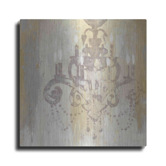Luxe Metal Art 'Candelabra Gold II' by James Wiens, Metal Wall Art