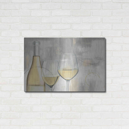 Luxe Metal Art 'Taste Appeal White I' by James Wiens, Metal Wall Art,36x24