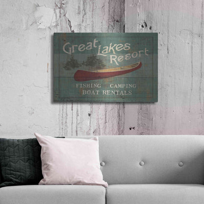 Luxe Metal Art 'Lodge Signs III' by James Wiens, Metal Wall Art,36x24