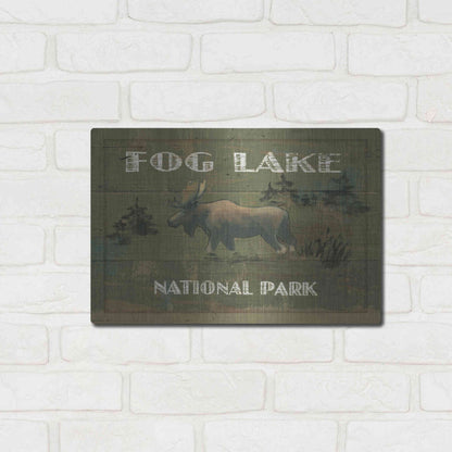 Luxe Metal Art 'Lodge Signs VI' by James Wiens, Metal Wall Art,16x12
