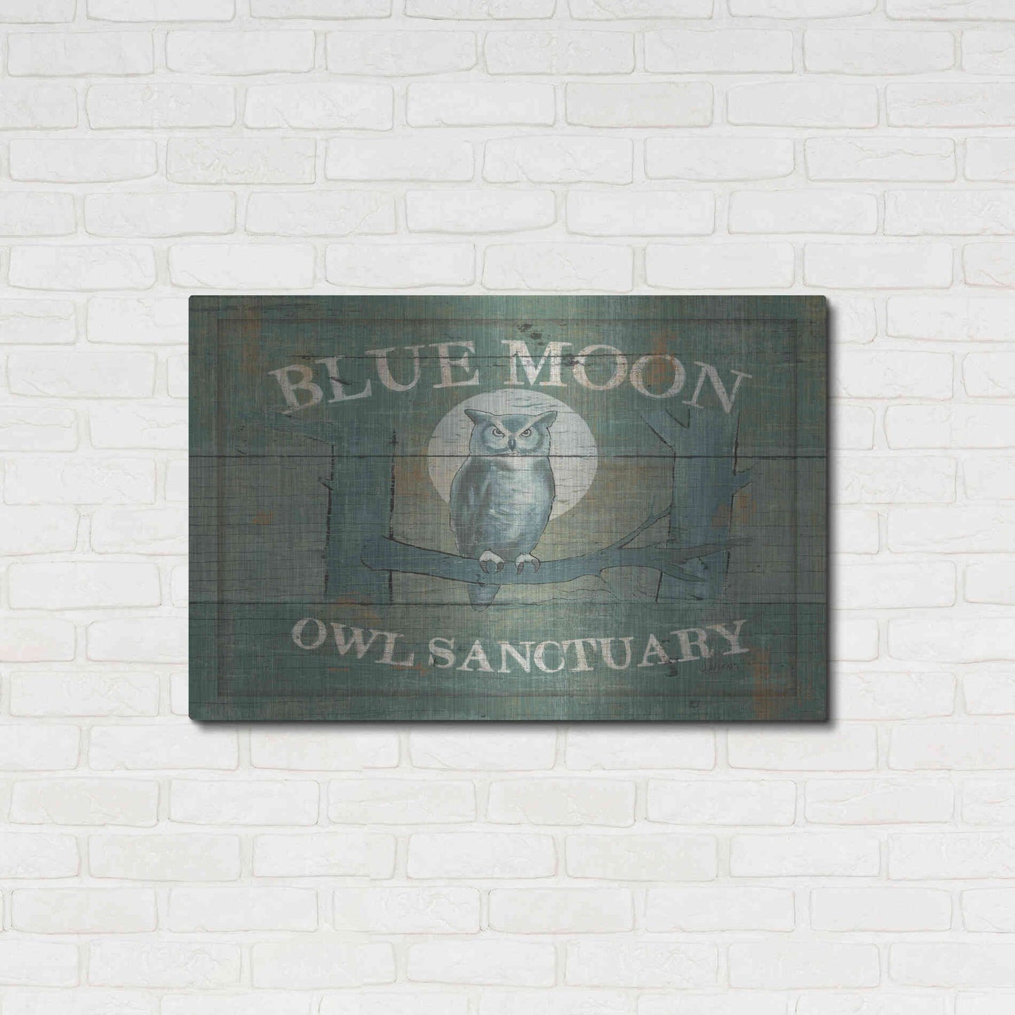 Luxe Metal Art 'Lodge Signs VII' by James Wiens, Metal Wall Art,36x24