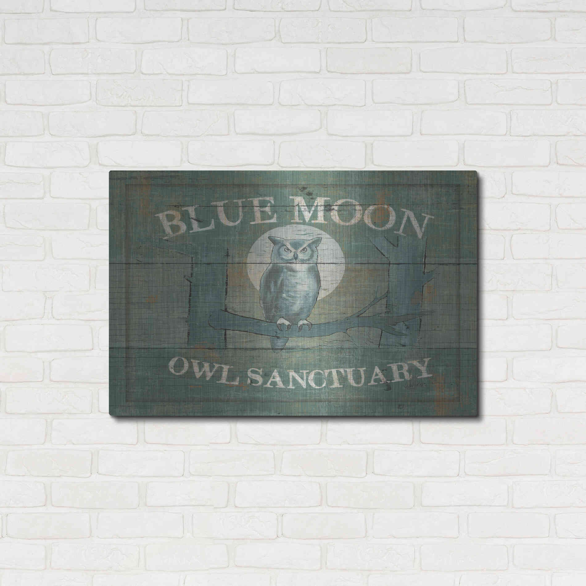 Luxe Metal Art 'Lodge Signs VII' by James Wiens, Metal Wall Art,36x24