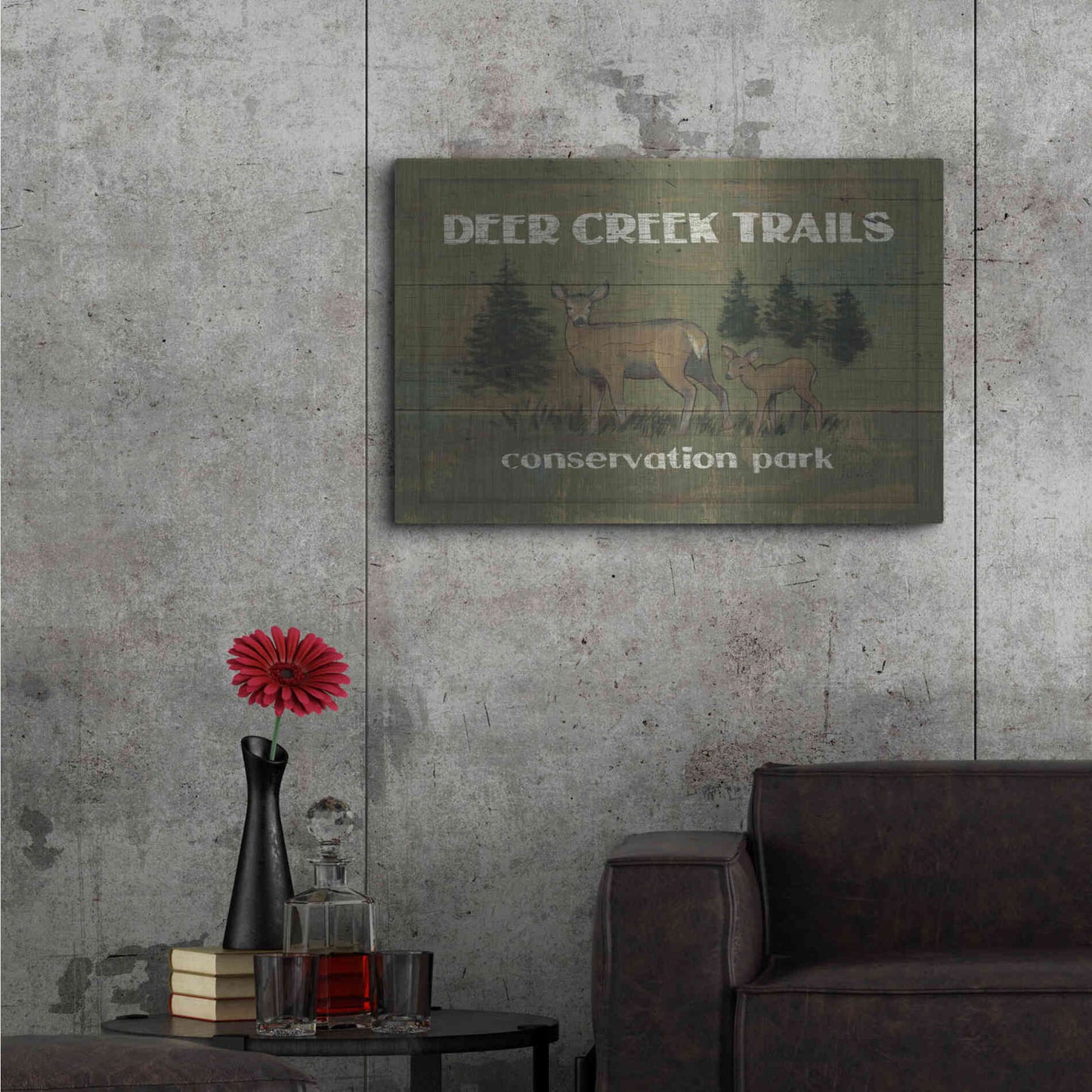 Luxe Metal Art 'Lodge Signs VIII' by James Wiens, Metal Wall Art,36x24