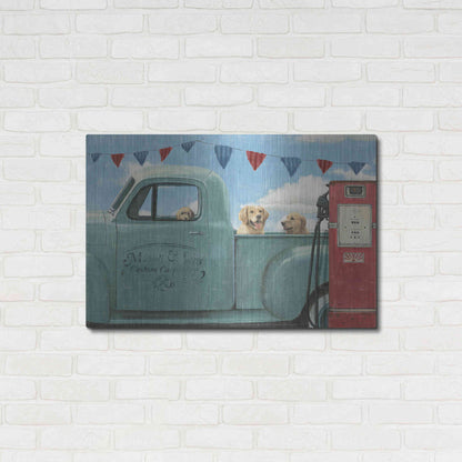 Luxe Metal Art 'Lets Go for a Ride II' by James Wiens, Metal Wall Art,36x24