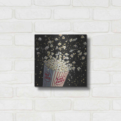 Luxe Metal Art 'Cinema Pop' by James Wiens, Metal Wall Art,12x12