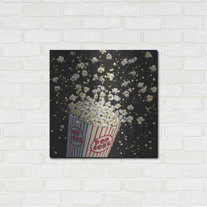 Luxe Metal Art 'Cinema Pop' by James Wiens, Metal Wall Art,24x24