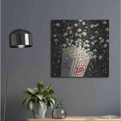 Luxe Metal Art 'Cinema Pop' by James Wiens, Metal Wall Art,24x24