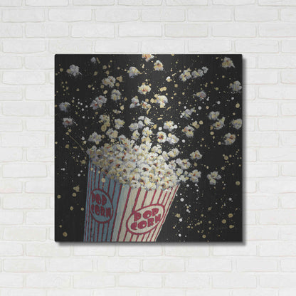 Luxe Metal Art 'Cinema Pop' by James Wiens, Metal Wall Art,36x36